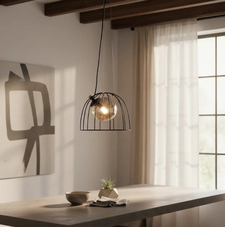 Pendenrte Aramado Preto